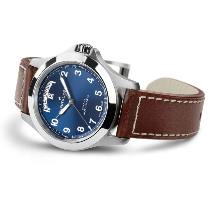 Hamilton Khaki Field King Day-Date Mavi Otomatik H64475540 detay görseli 2