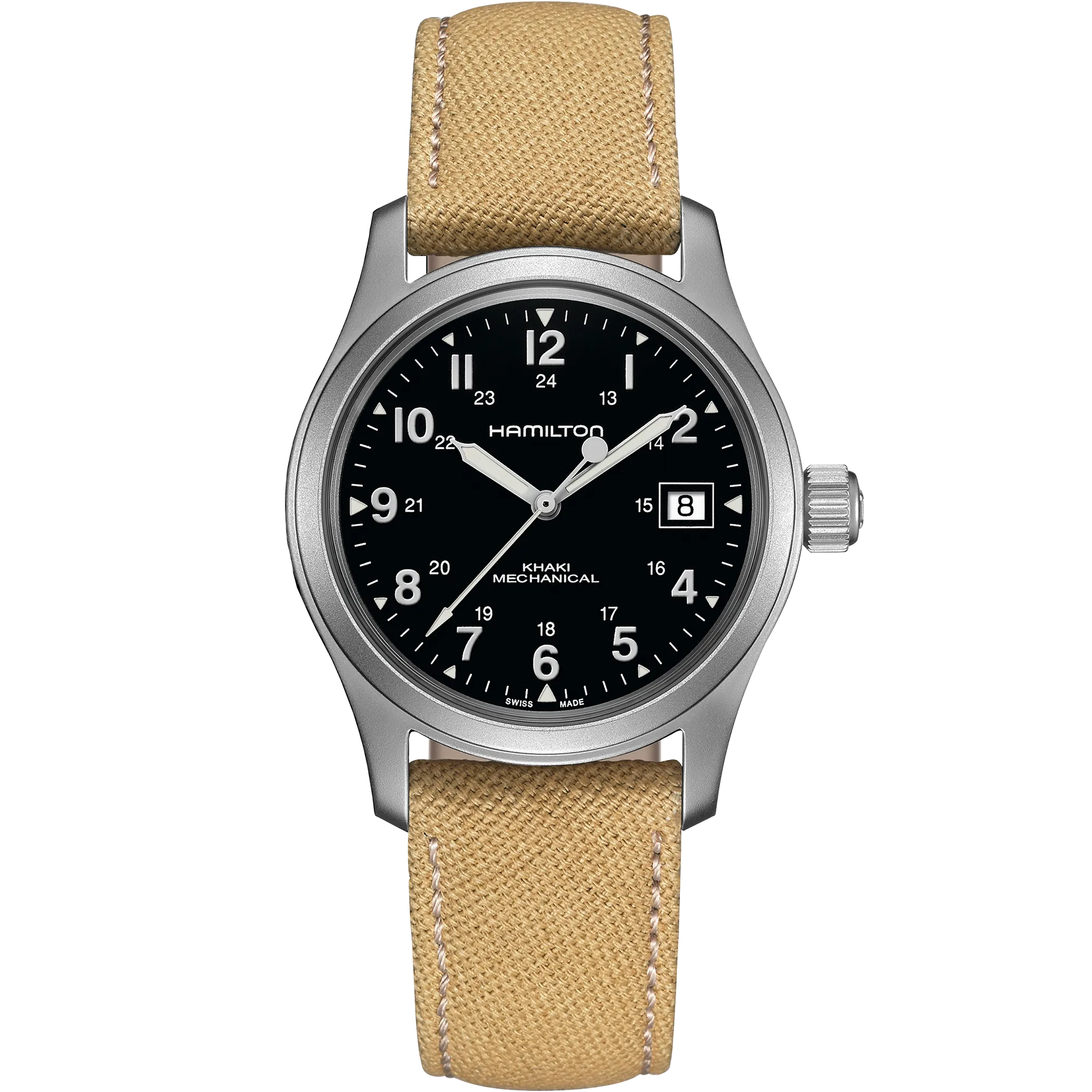Hamilton Khaki Field Mechanical Black H69419933 detay görseli 1