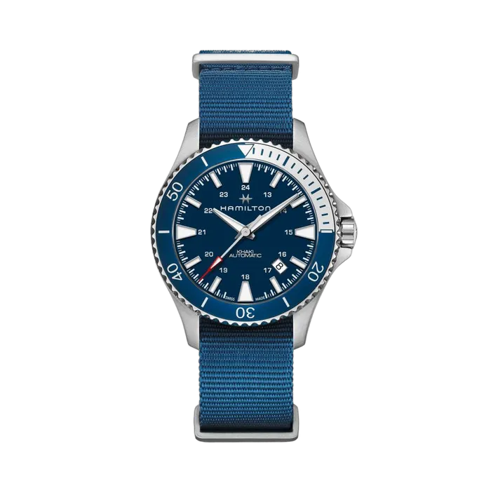 Hamilton Khaki Navy Scuba Auto Otomatik Mavi H82345941