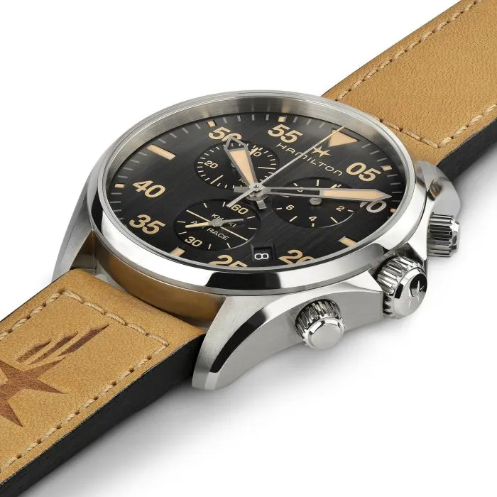 Hamilton Khaki Aviation Pilot Chrono Black H76722531 detay görseli 3