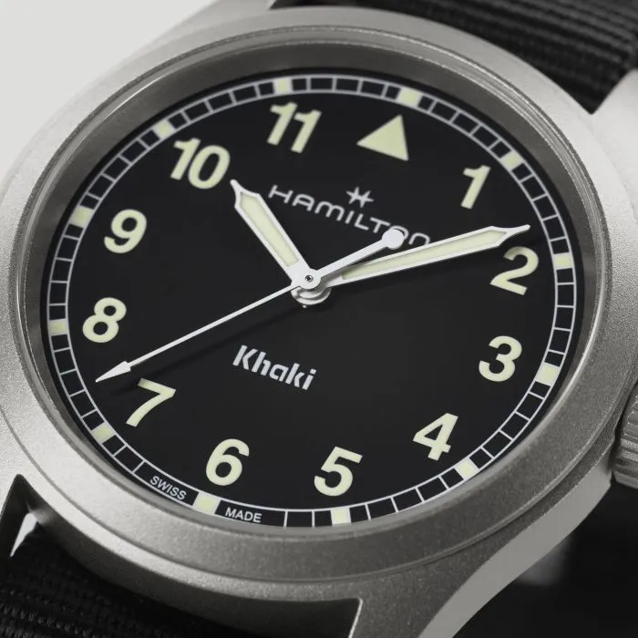 Hamilton Khaki Field Quartz Black H69401430 detay görseli 3