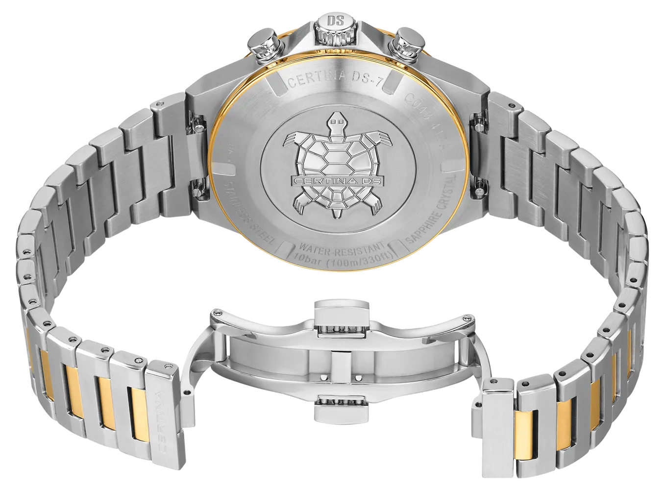 Certina DS-7 Chronograph Silver C0434172203100 detay görseli 3