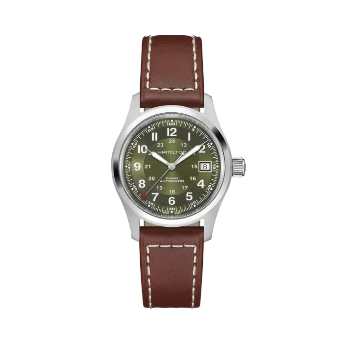 Hamilton Khaki Field Auto 38mm Otomatik Yeşil H70455560