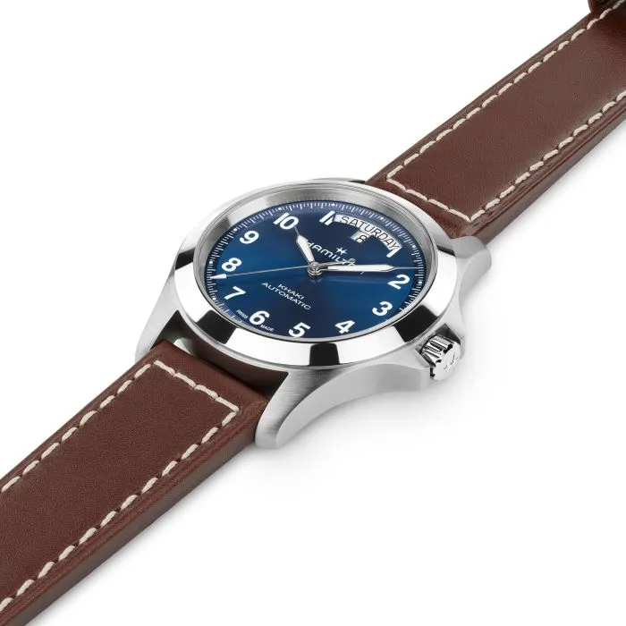 Hamilton Khaki Field King Day-Date Mavi Otomatik H64475540 detay görseli 1