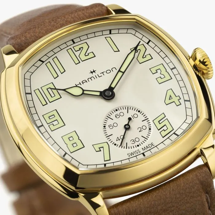 Hamilton American Classic Cushion Mechanical Beige H36139520 detay görseli 3