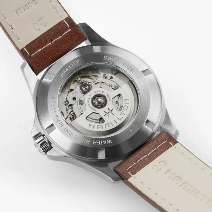 Hamilton Khaki Field King Day-Date Siyah Otomatik H64475531 detay görseli 1