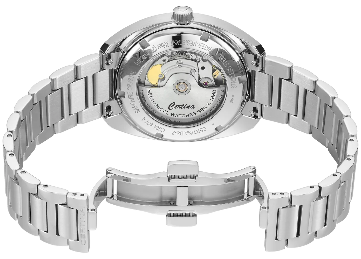 Certina DS-2 Otomatik Mavi C0244071104101 detay görseli 3