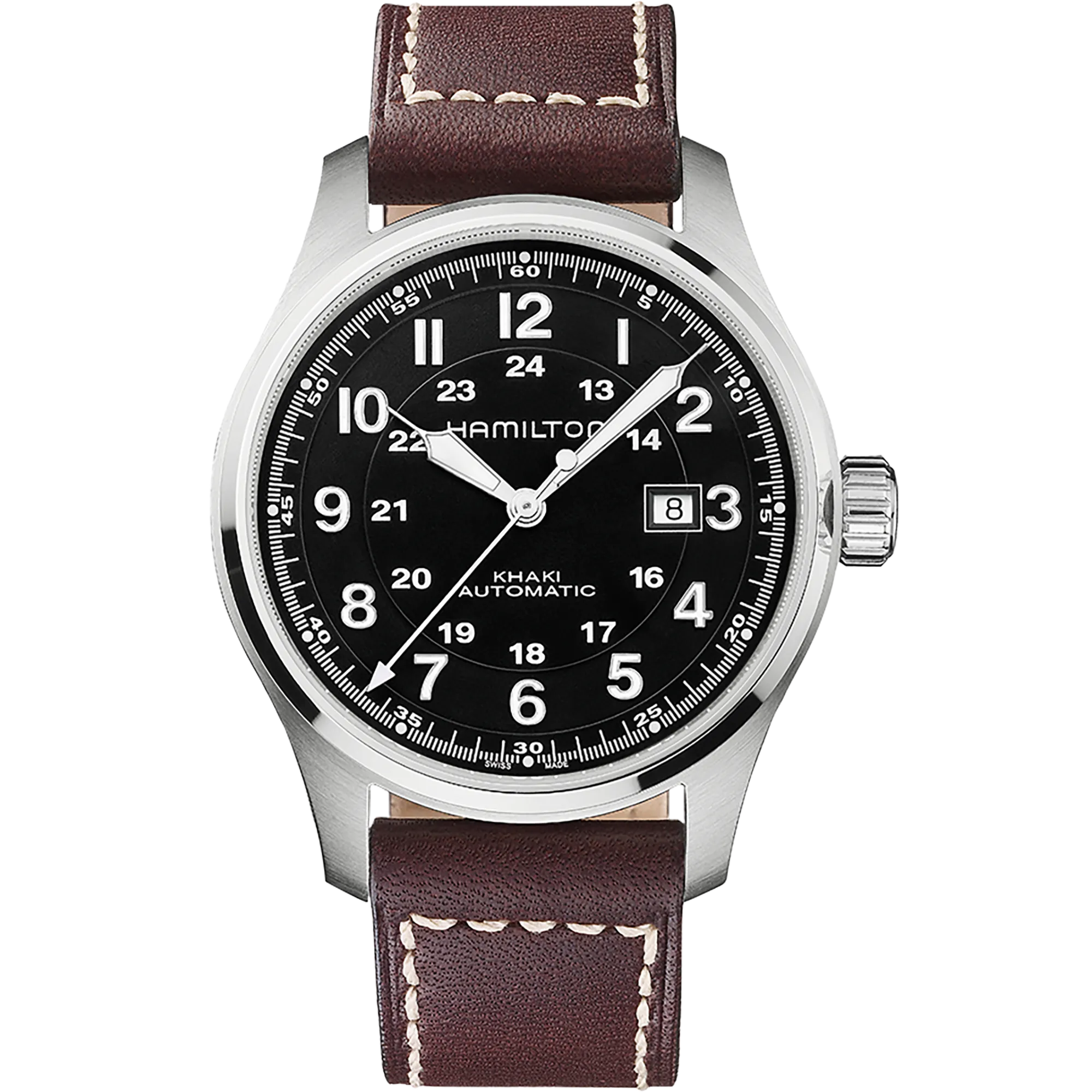 Hamilton Khaki Field Auto Otomatik Siyah H70625533 detay görseli 1