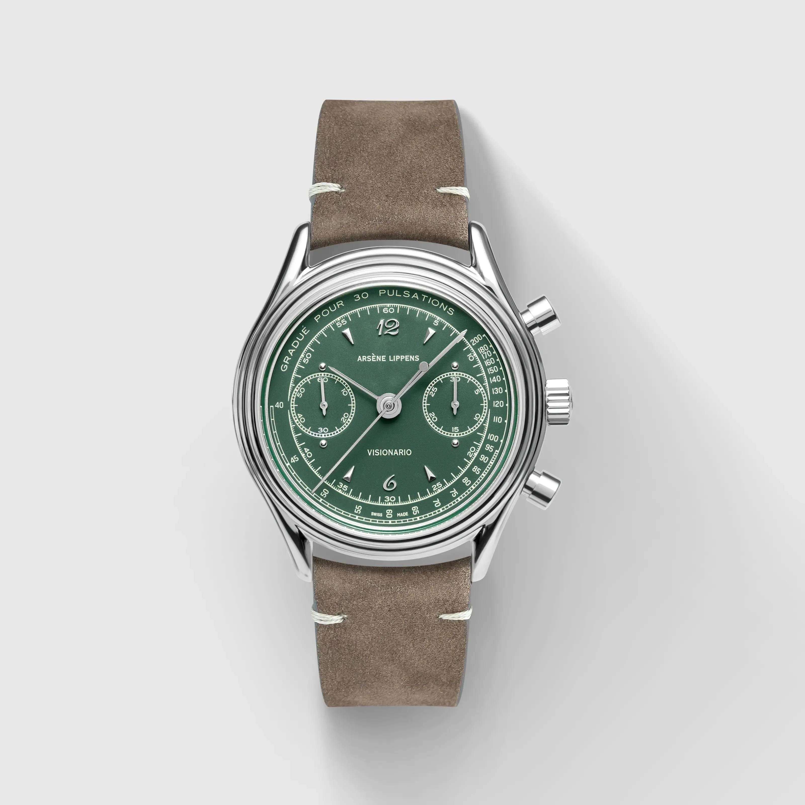 Arsène Lippens Visionario Abete Otomatik Forest Green 0898A detay görseli 1