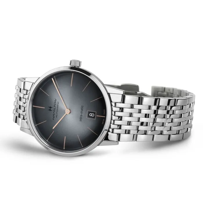 Hamilton American Classic Intra-Matic Auto Grey H38755181 detay görseli 3
