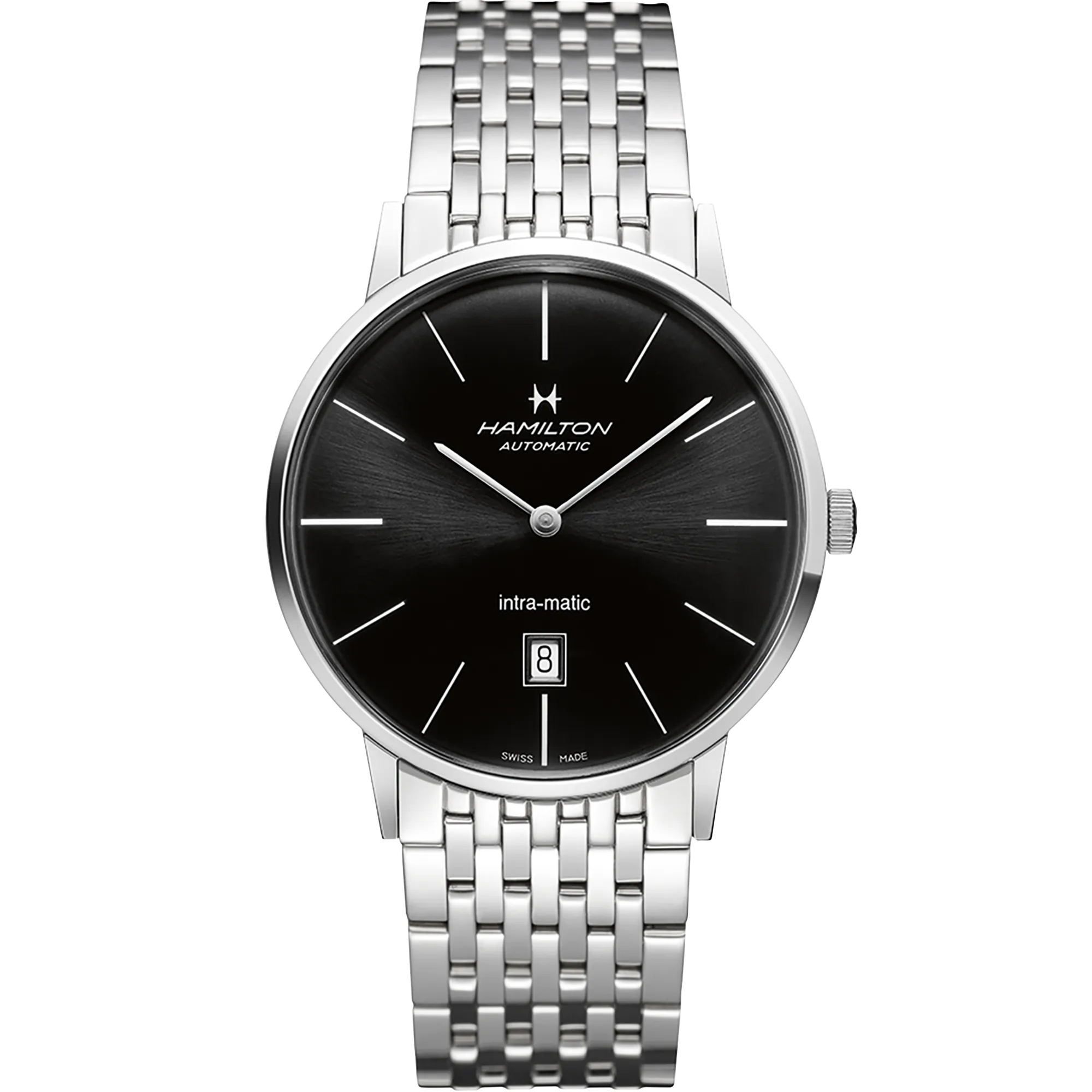 Hamilton American Classic Intra-Matic Auto Siyah H38755131 detay görseli 1