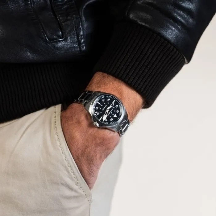 Hamilton Khaki Aviation Pilot Auto Siyah H76215130 detay görseli 5