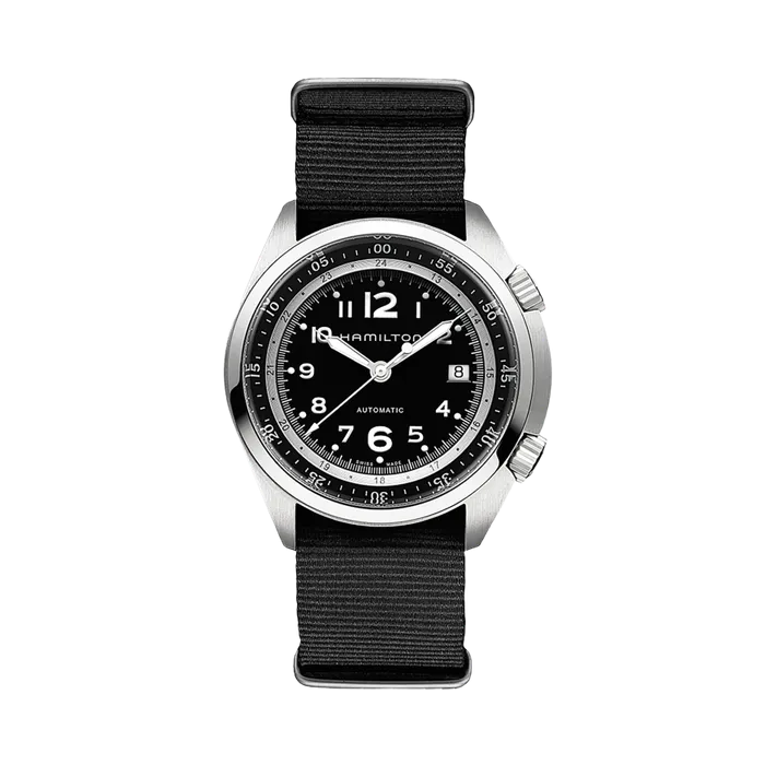 Hamilton Khaki Aviation Pilot Pioneer Auto Otomatik Siyah H76455933