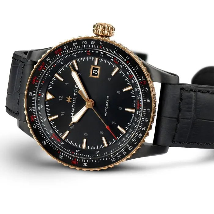 Hamilton Khaki Aviation Converter Auto Otomatik Siyah H76635730 detay görseli 2