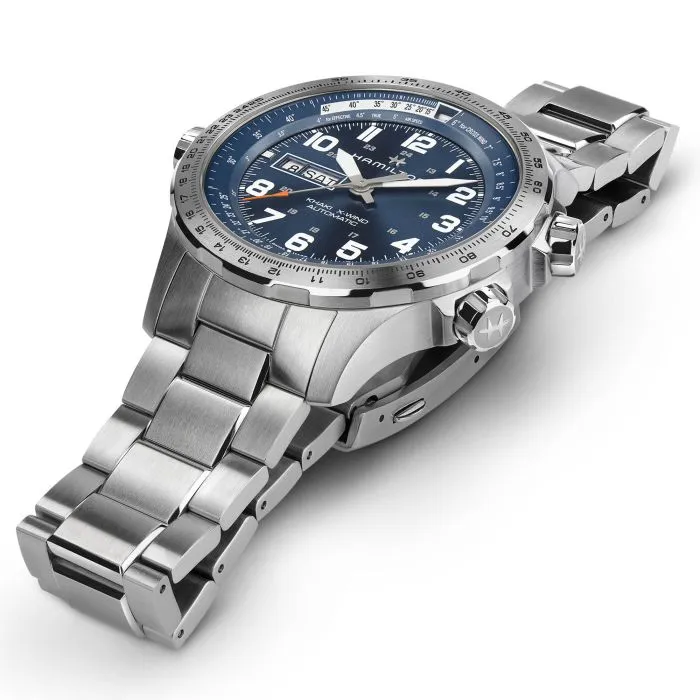 Hamilton Khaki Aviation X-Wind Day Date Auto Mavi H77765141 detay görseli 1