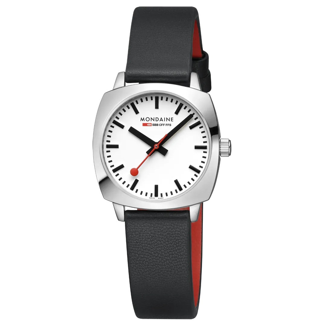 Mondaine Cushion Black MSL31110LBV detay görseli 4