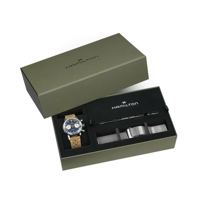 Hamilton American Classic Intra-Matic Chronograph H Blue H38429541 detay görseli 1