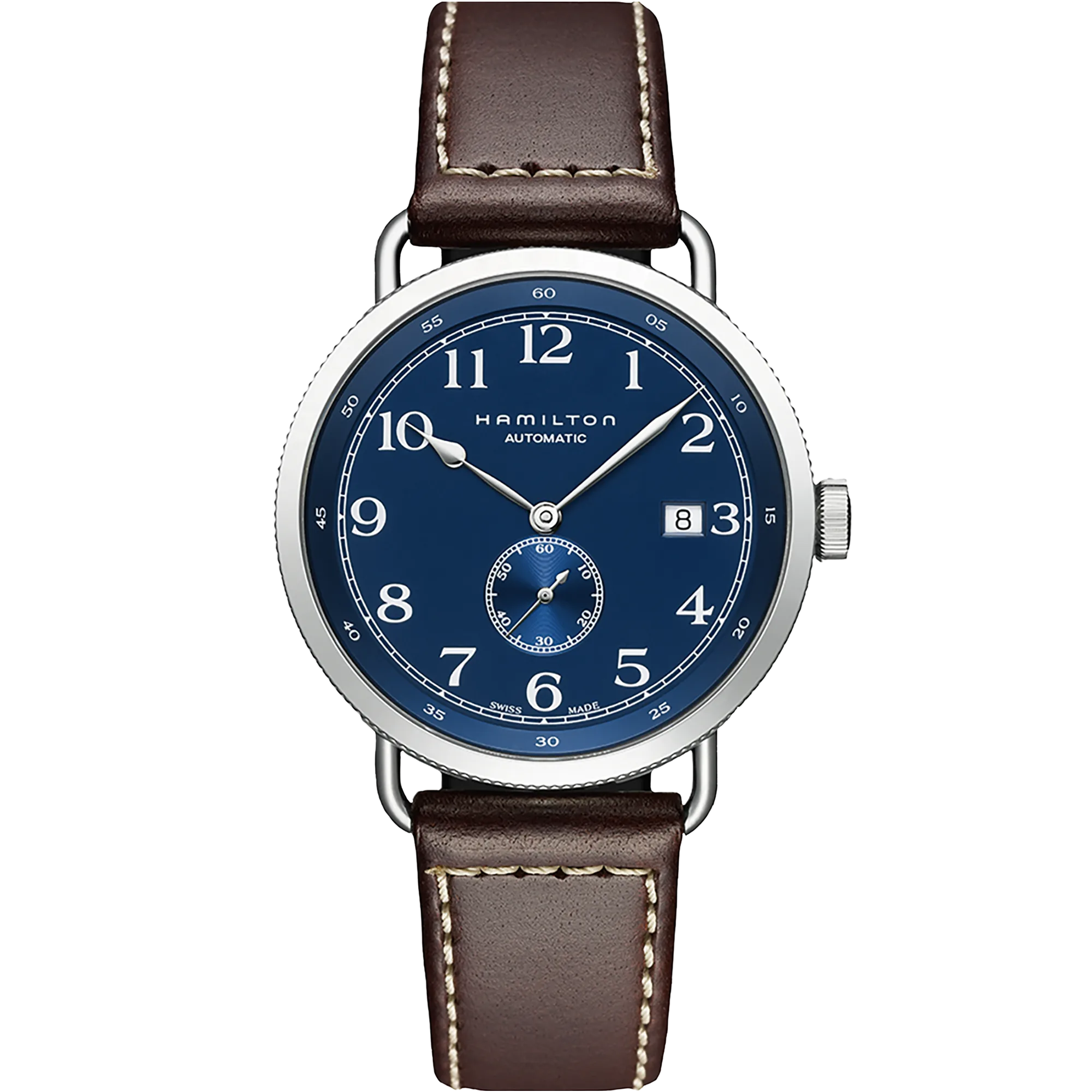 Hamilton Khaki Navy Pioneer Small Second Auto Otomatik Mavi H78455543 detay görseli 1