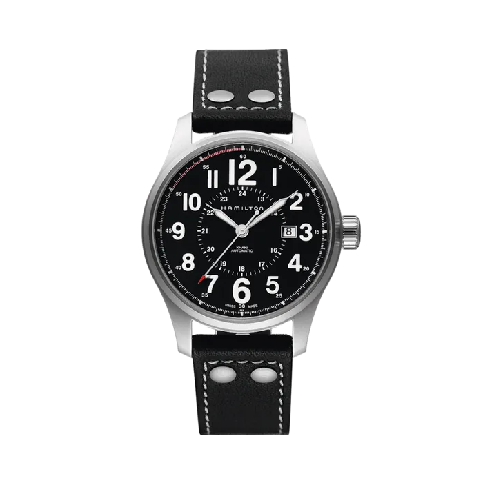 Hamilton Khaki Field Officer Auto Black H70615733