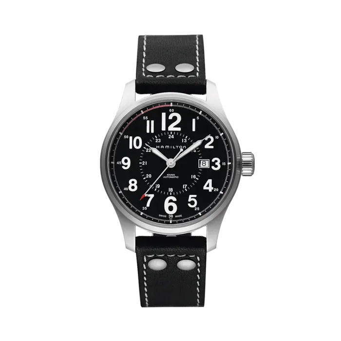 Hamilton Khaki Field Officer Auto Black H70615733