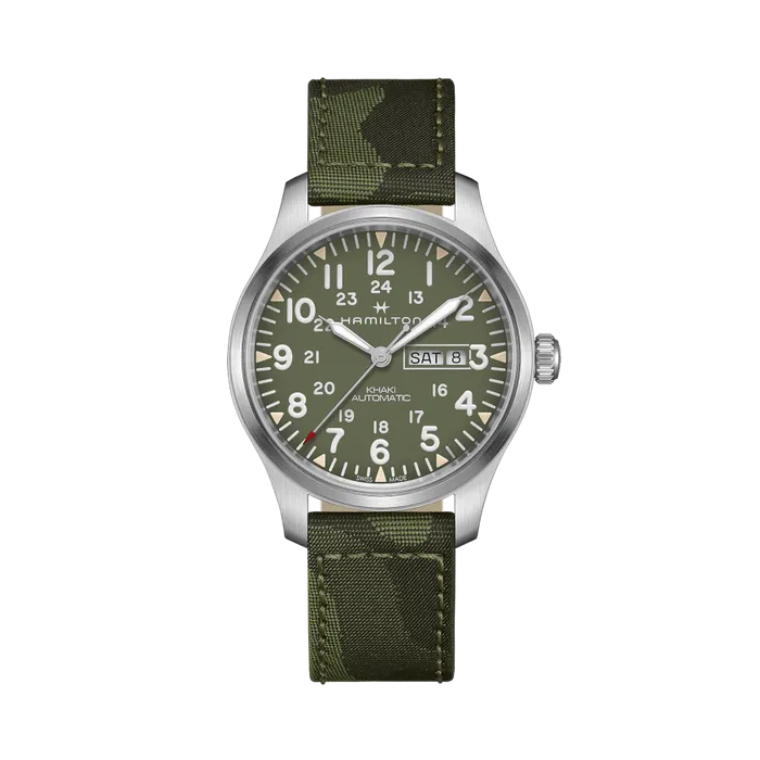 Hamilton Khaki Field Day Date Auto Otomatik Yeşil H70535061