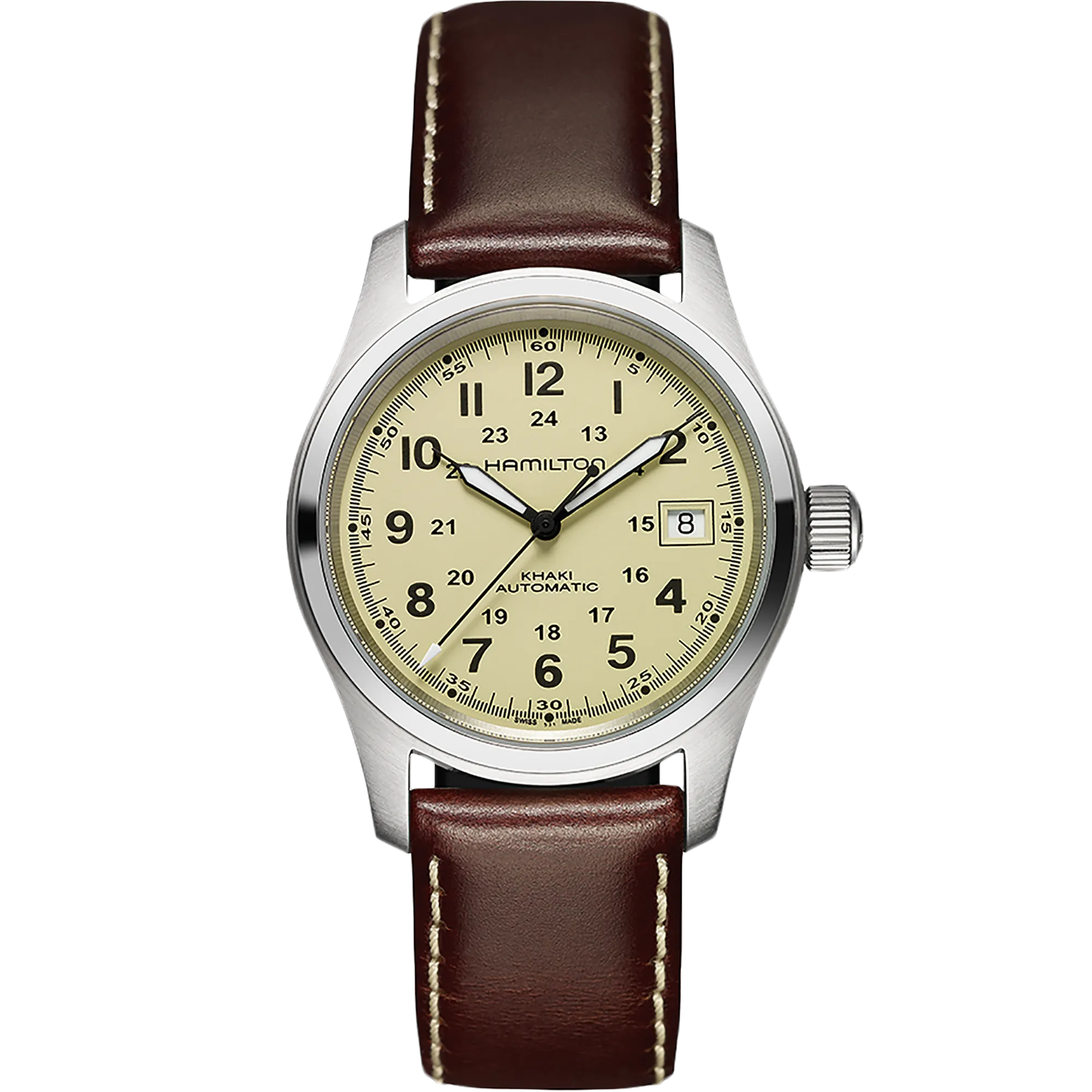 Hamilton Khaki Field Auto Otomatik Bej H70455523 detay görseli 1