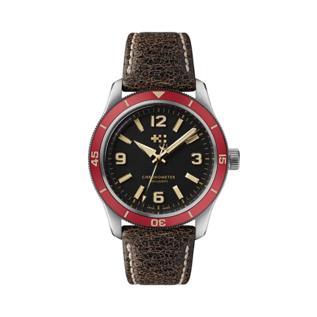 Beğenmek için çift tıkla Christopher Ward C60 Trident Biscay Otomatik Siyah C6042C3H1S0RK0VT1 Görsel 1