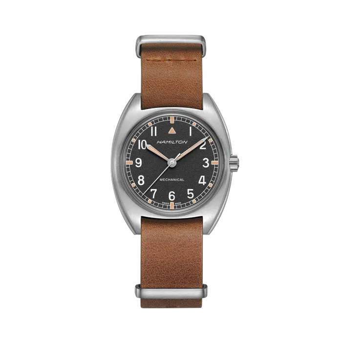 Hamilton Khaki Aviation Pilot Pioneer Mechanical Siyah H76419531