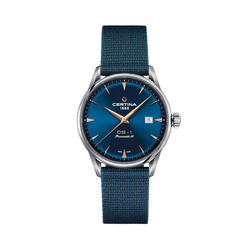 Certina DS-1 Powermatic 80 Otomatik Blue C0298071104102