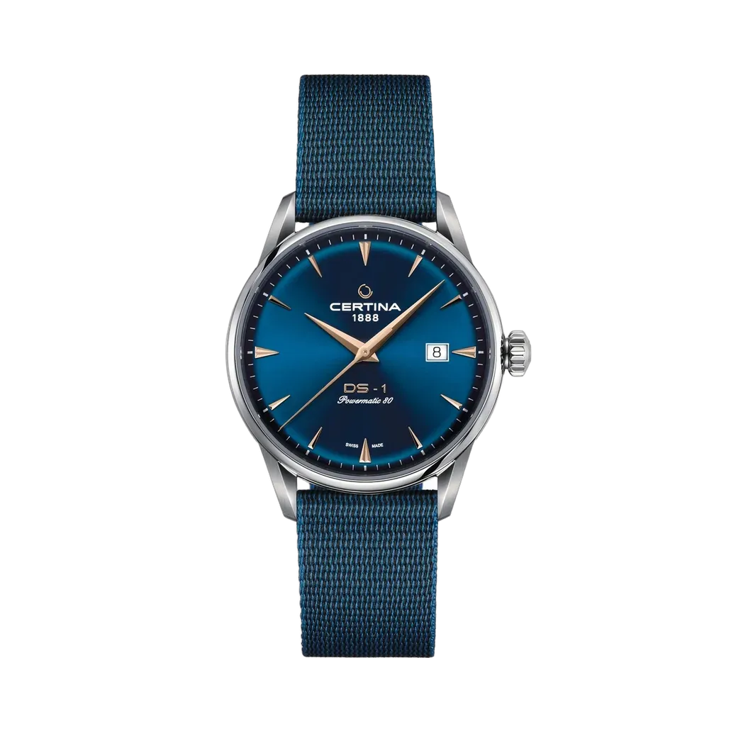 Certina DS-1 Powermatic 80 Otomatik Blue C0298071104102