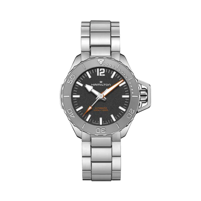 Hamilton Khaki Navy Frogman Auto Otomatik Siyah H77485130