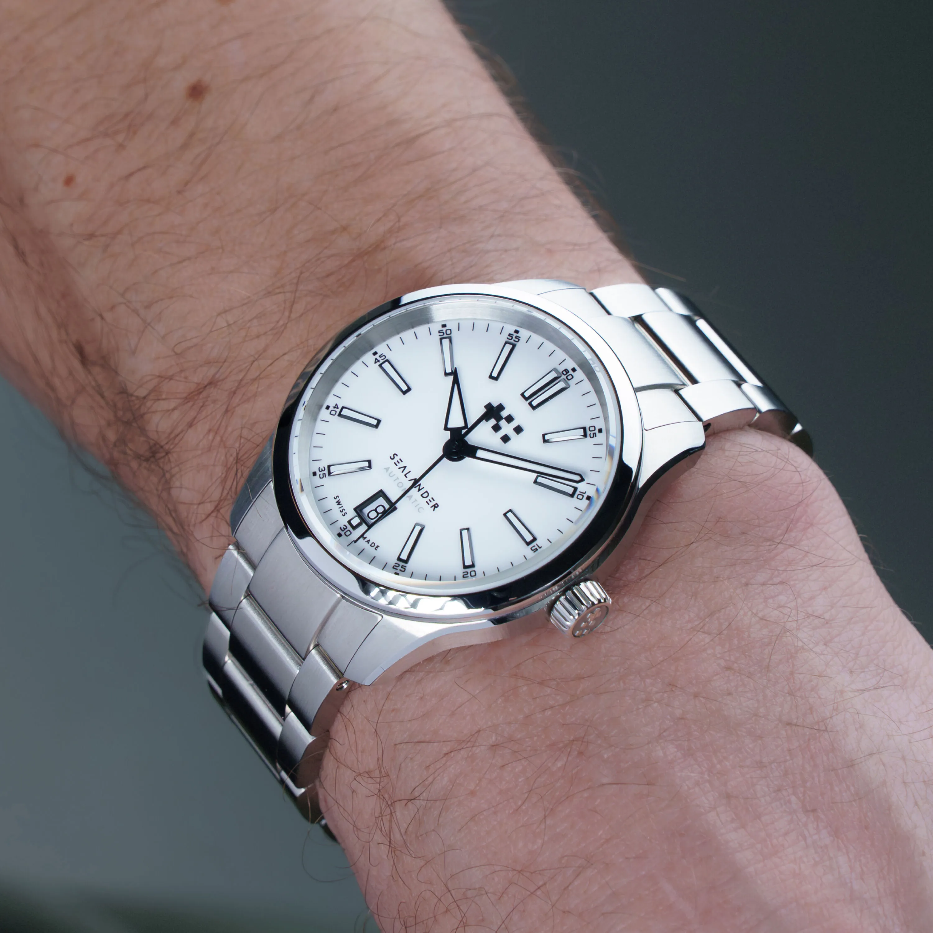 Christopher Ward C63 Sealander Automatic White C6339ADA4S00W0B0 detay görseli 1