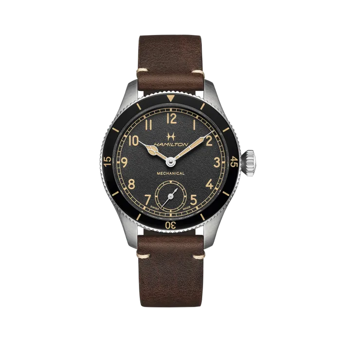 Hamilton Khaki Aviation Pilot Pioneer Mechanical Siyah H76719530