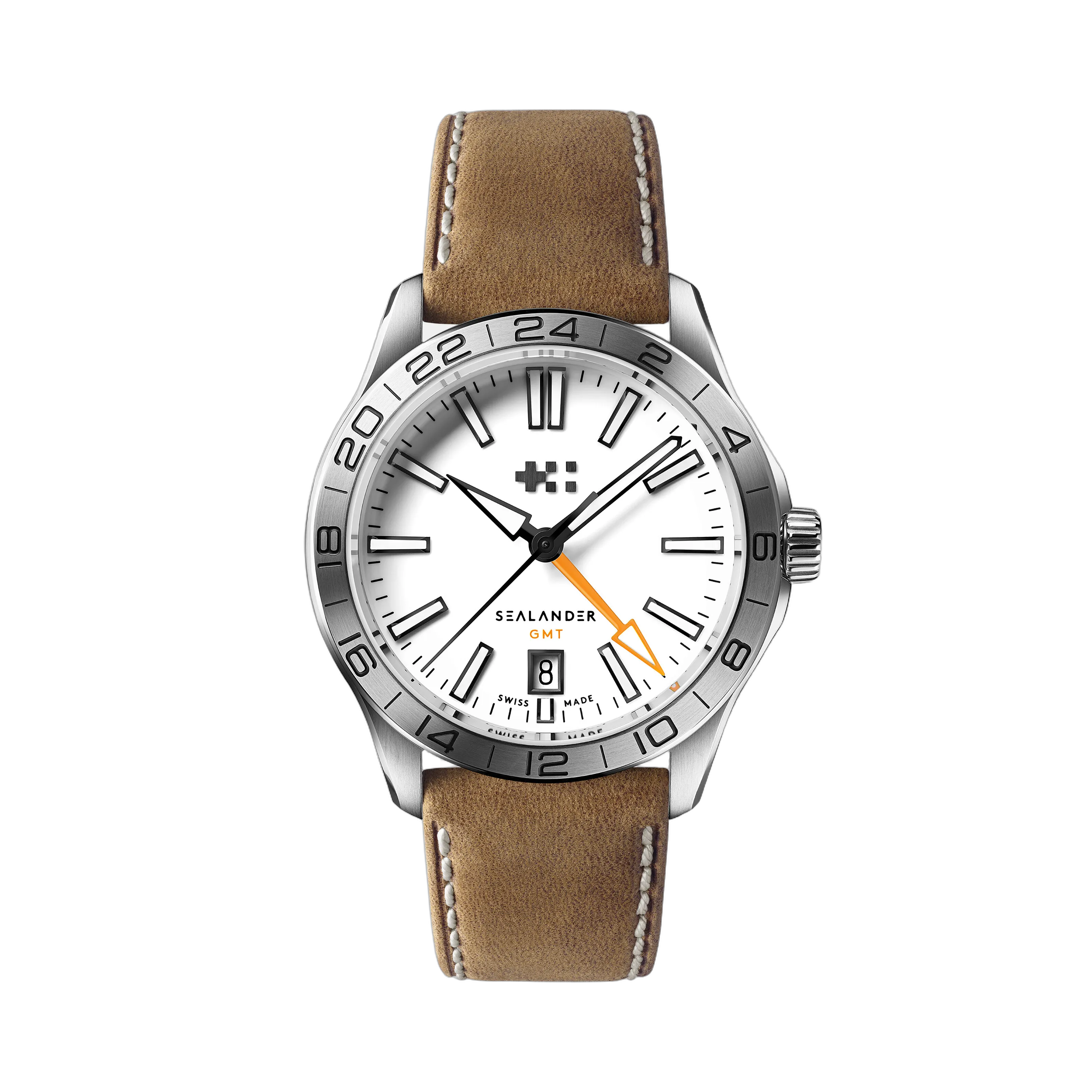 Christopher Ward C63 Sealander GMT Otomatik Beyaz C6339AGM4S00W0VC