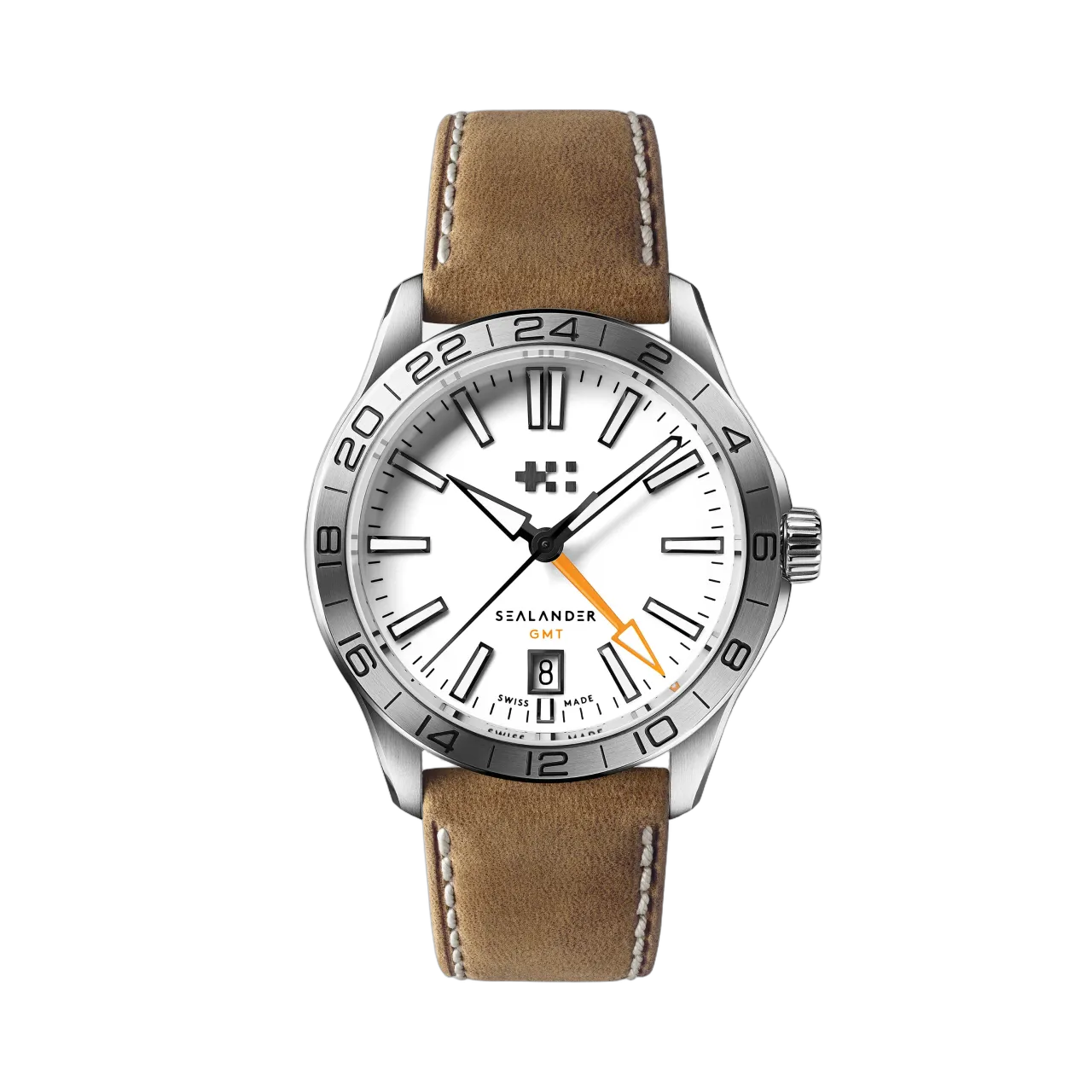 Christopher Ward C63 Sealander GMT Otomatik Beyaz C6339AGM4S00W0VC