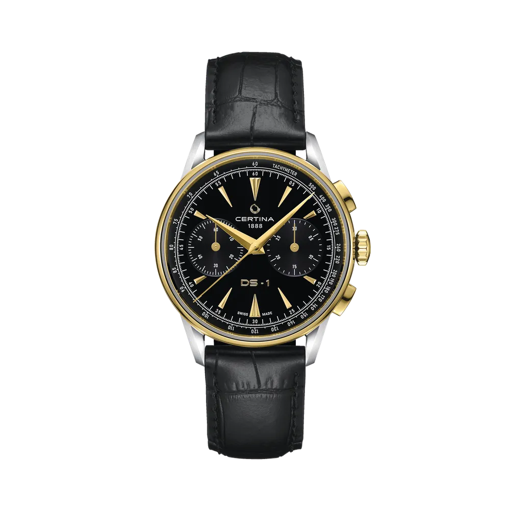 Certina DS-1 Chrono Auto Otomatik Siyah C0294622605100