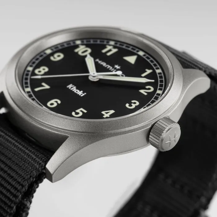 Hamilton Khaki Field Quartz Black H69401430 detay görseli 4
