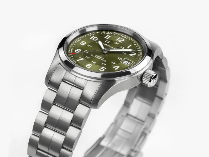 Hamilton Khaki Field Auto Otomatik Yeşil H70455160 detay görseli 4