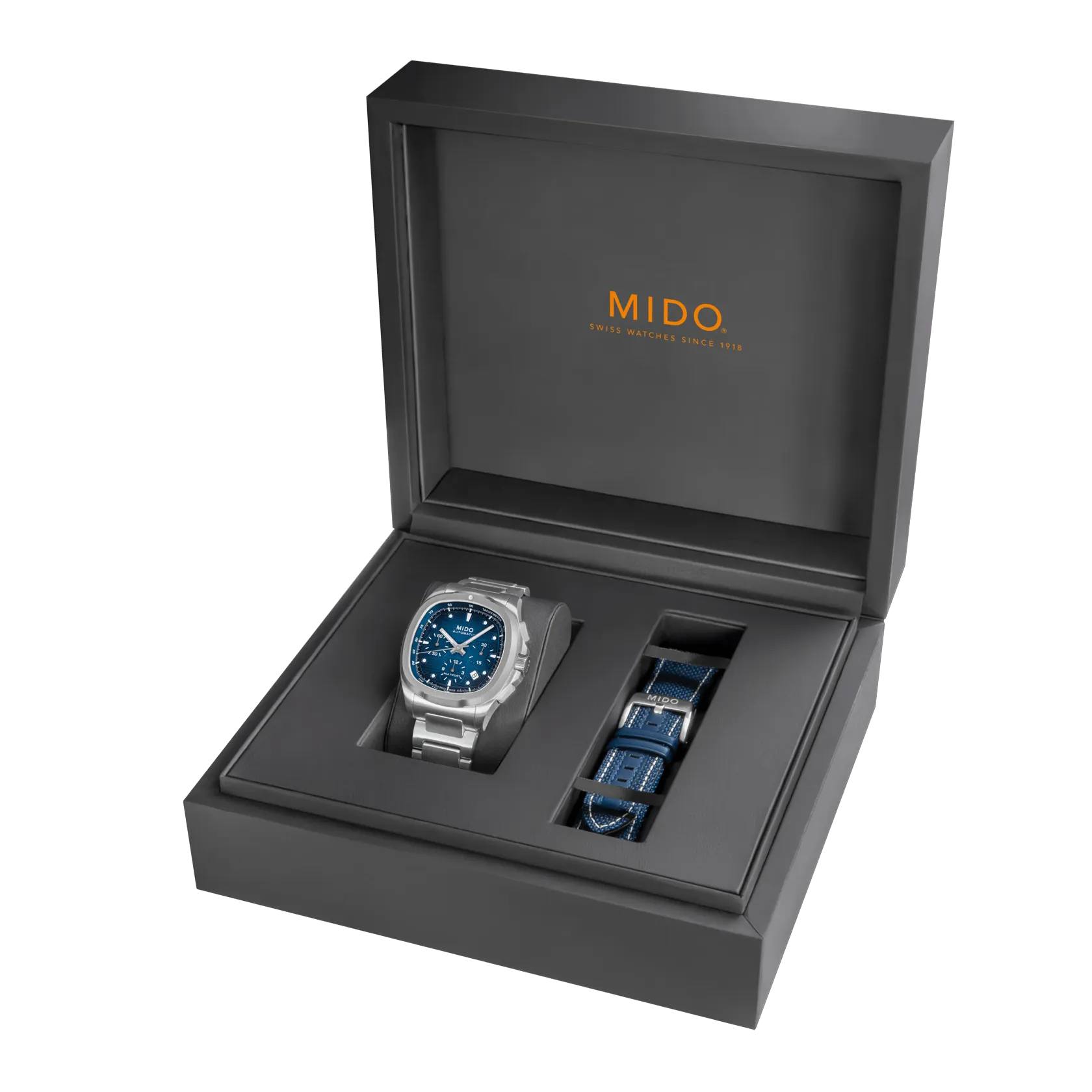 Mido Multifort TV Chronograph Otomatik M0495271104100 detay görseli 4