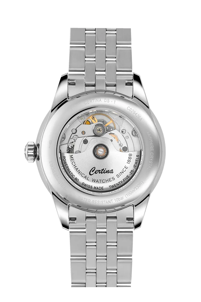 Certina DS-1 Big Date Powermatic 80 Otomatik Blue C0294261104100 detay görseli 1