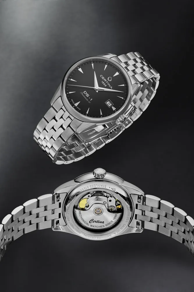 Certina DS-1 38mm Otomatik Siyah C0292071105100 detay görseli 4