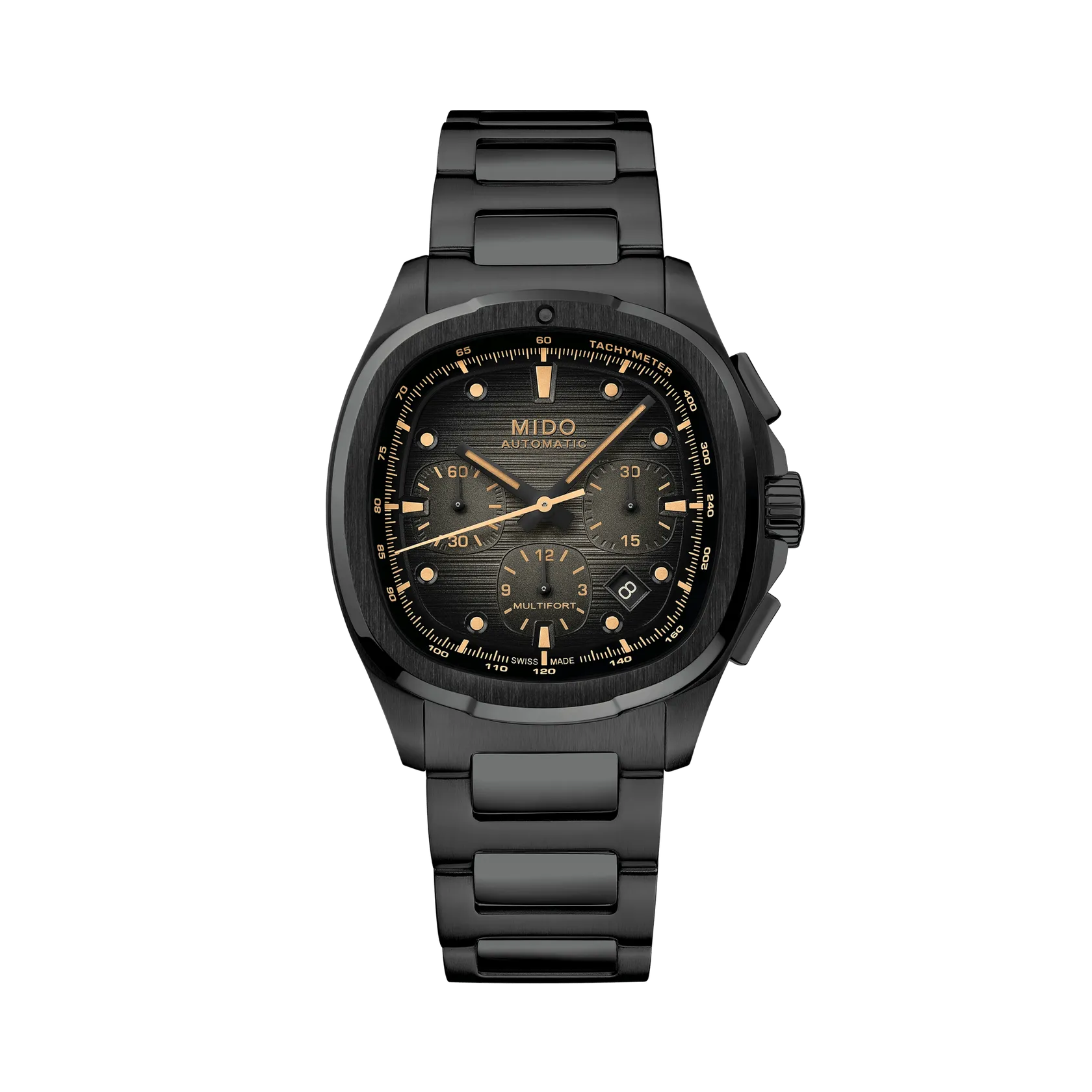 Mido Multifort TV Chronograph Otomatik Gri M0495273308100