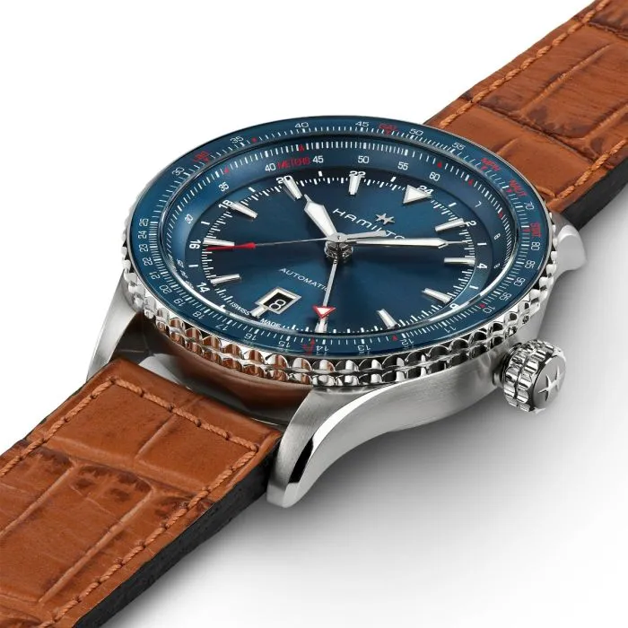 Hamilton Khaki Aviation Converter Auto GMT Blue H76715540 detay görseli 1