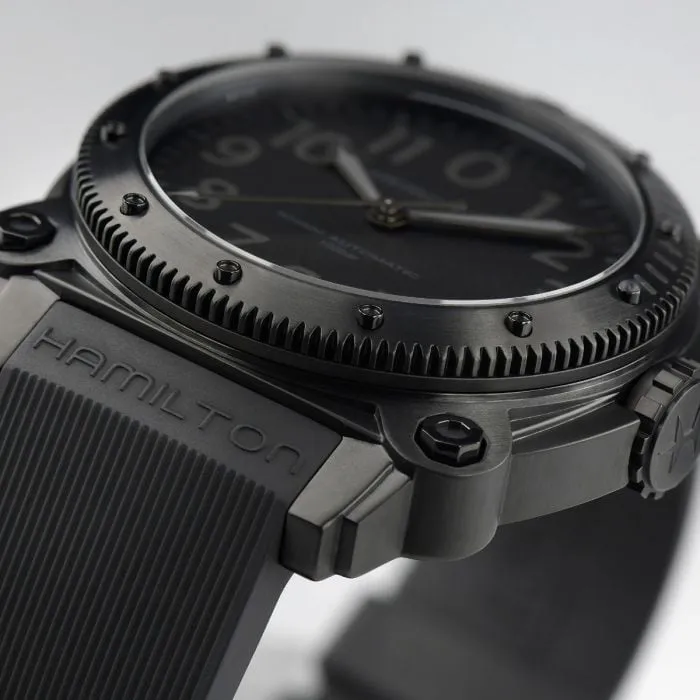 Hamilton Khaki Navy BeLOWZERO Otomatik Siyah H78505330 detay görseli 4