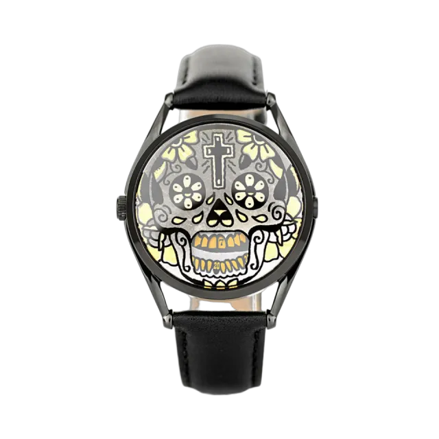 Beğenmek için çift tıkla Mr Jones Watches The Gilded Skull 52G1B Görsel 1