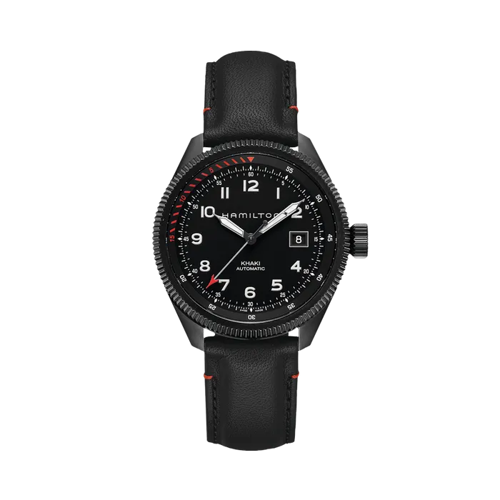 Hamilton Khaki Aviation Takeoff Air Zermatt Auto Otomatik Siyah H76695733