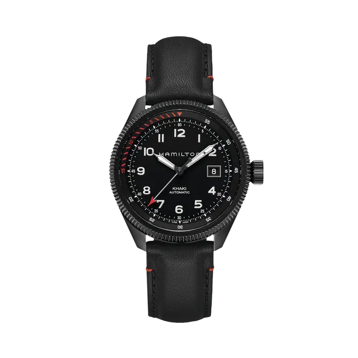 Hamilton Khaki Aviation Takeoff Air Zermatt Auto Otomatik Siyah H76695733