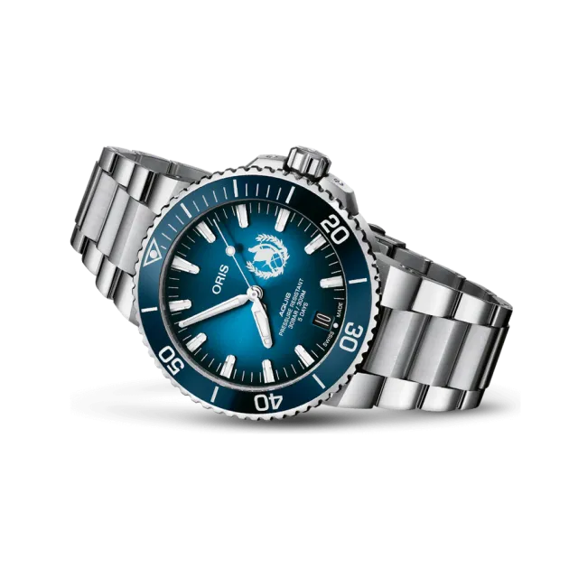 Beğenmek için çift tıkla Oris Aquis Bicentenario De Independencia De Guatemala Otomatik Mavi 0140077634115SET Görsel 1