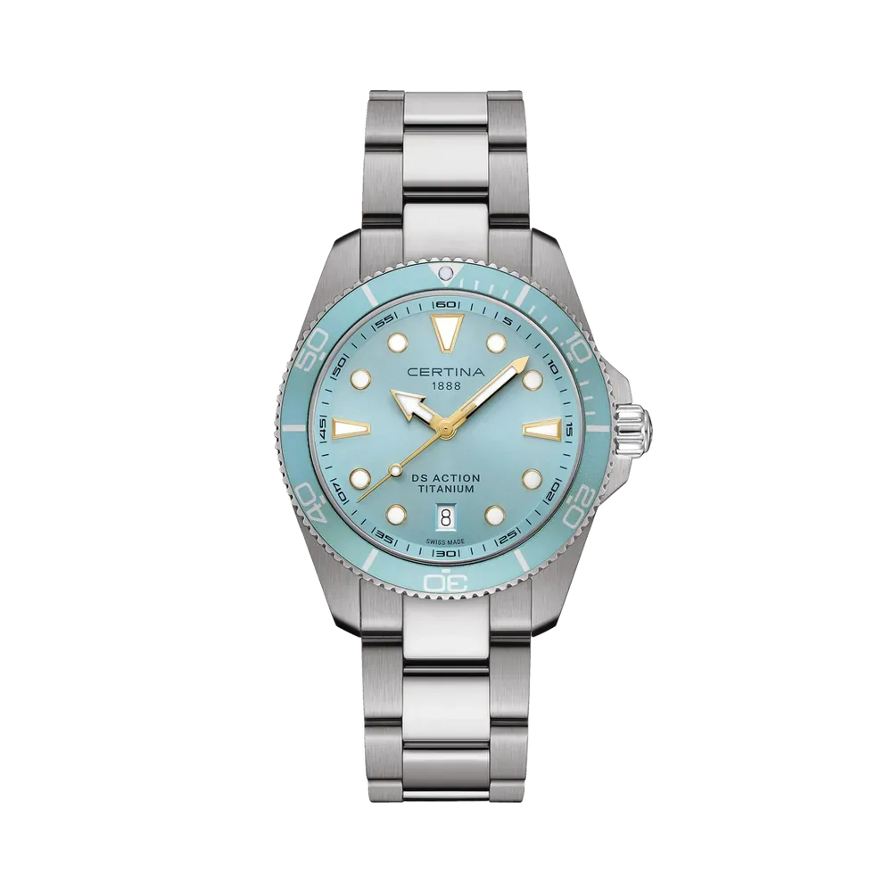 Certina DS Action 40mm Light Blue C0484104435100