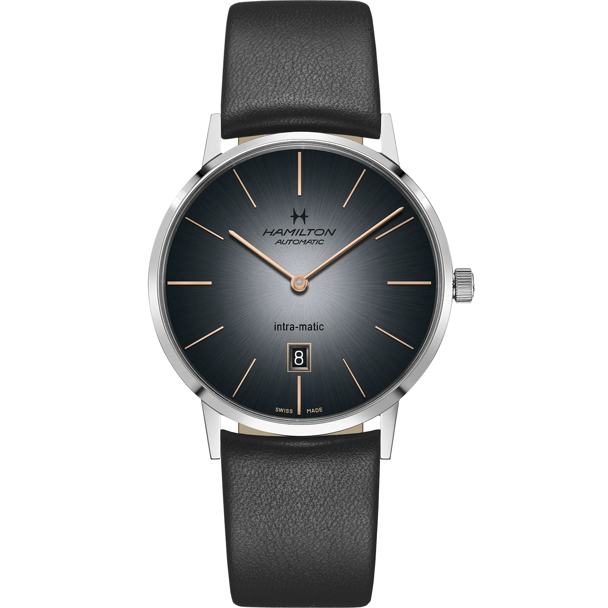 Hamilton American Classic Intra-Matic Auto Grey H38755781 detay görseli 1